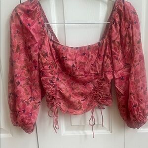 Saltwater Luxe Floral Pink Women's Top